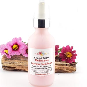 Multivitamin Supreme Facial Serum - A Double Serum Superfood for your Face! Replenishes vital nutrients for a healthy complexion image 4