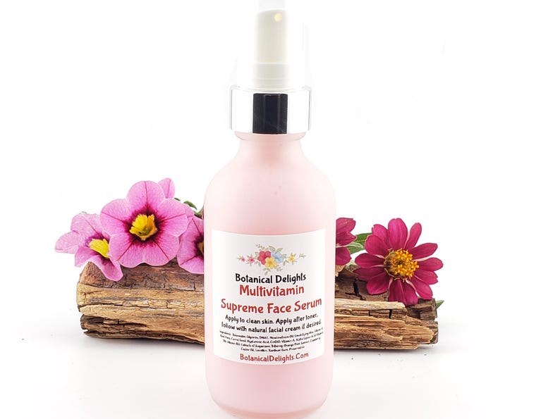 Multivitamin Supreme Facial Serum - A Double Serum Superfood for your Face! Replenishes vital nutrients for a healthy complexion image 4