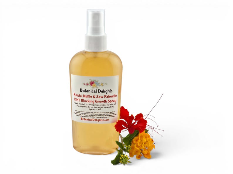 DHT Spray with Reishi Mushroom, Nettle & Saw Palmetto, Healthy Scalp, Follicle Stimulating image 11