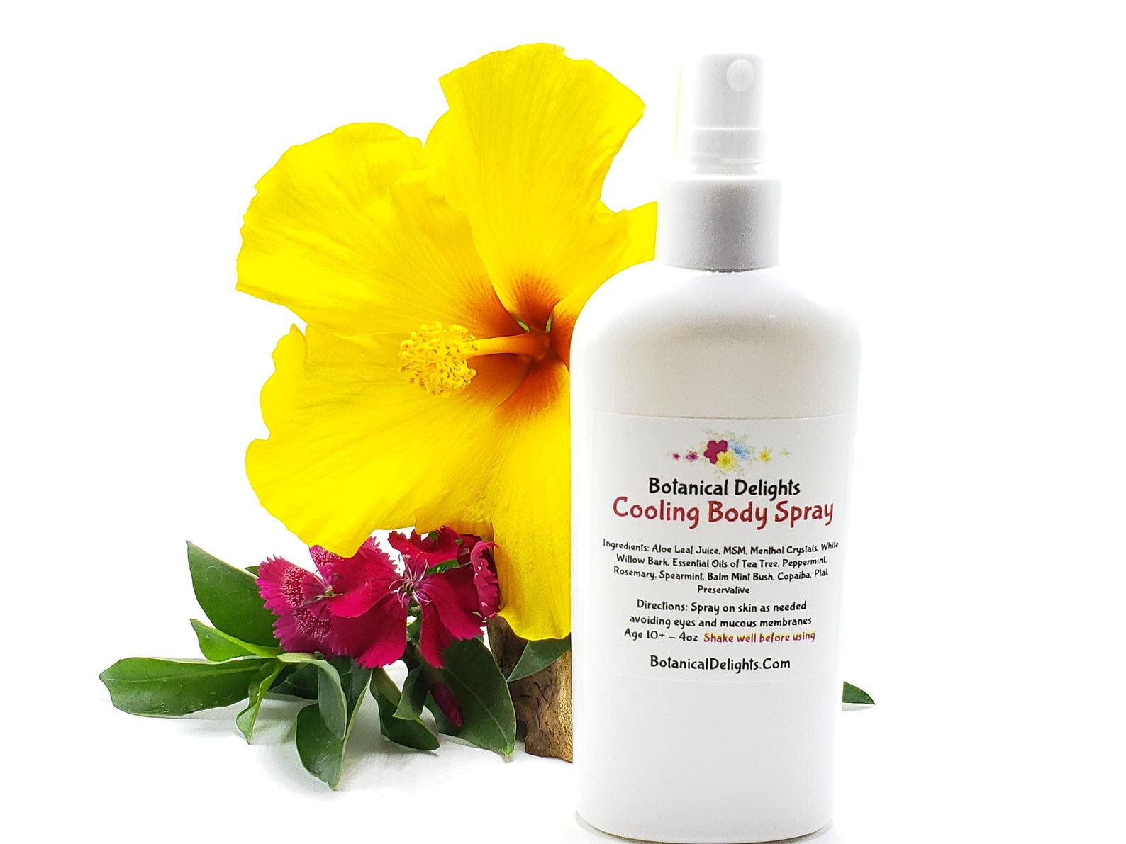 COOLING Pain Body Spray Essential Oils After Sun Sunburn Etsy