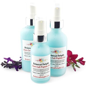 Stem Cell Peptide Gel, Science Based Botanical Active Skincare for Beautiful Skin, Amino Acids image 2