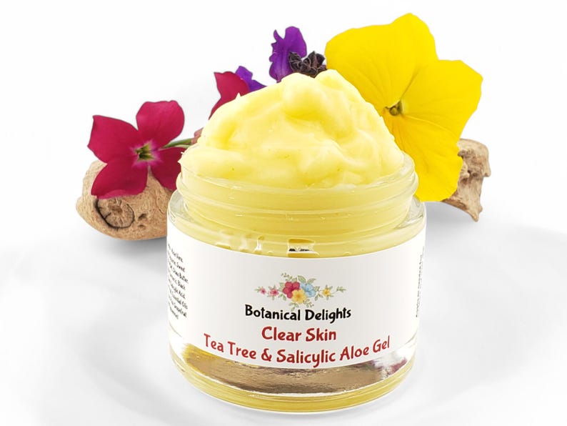 Tea Tree & Salicylic Acid Gel, Clear Skin Herbal Moisturizer, Deep pore cleansing, Blemish-Prone imagem 6