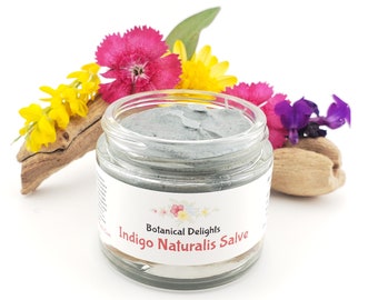 Indigo Itchy Skin Balm, Indigo Naturalis, Oregon Grape, For itchy, irritated, red, flaky, and scaly skin