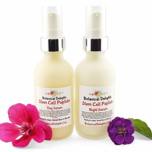 Stem Cell Peptide Day & Night Facial Serum - Double Serum for Short-Term and Long-Term Results image 8