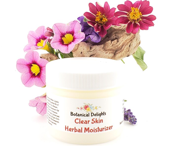 Clear Skin Herbal Moisturizer, Plant Based Natural Skincare for All Skin Types immagine 7