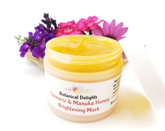 Turmeric & Manuka Honey Bright Gel Mask - Reduce puffiness and even skin tone, a luxurious and effective spa experience