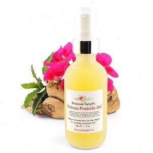 Redness Calming 2 oz Probiotic Serum, calms, cools, balances, soothes, A natural facial serum that reduces redness