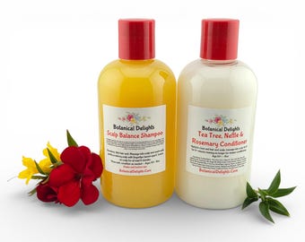 Scalp Balance Clarifying Essential Oil Shampoo - Nourish your scalp, exfoliate oily buildup, product buildup, hard water