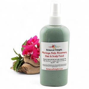 Moringa, Kelp & Rosemary Hair Scalp Food, Balance your scalp and deeply nourish your hair