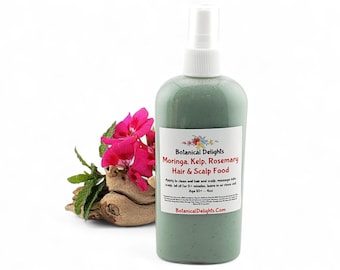 Moringa, Kelp & Rosemary Hair Scalp Food, Balance your scalp and deeply nourish your hair