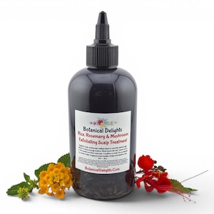 Rice Water Rosemary Mushroom Exfoliating Scalp Treatment, DHT, Scalp Balance