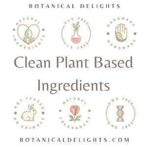 Gentle Botanical Skincare, Facial Cleanser, Botanical Moisturizer and Botanical Toner - Calendula, Aloe Vera, Skincare Set, Sensitive Skin bild 12
