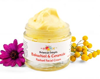 Bakuchiol & Ceramide Facial Cream, Plant based, Sea Buckthorn, Bio-Retinol