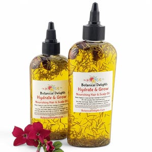 Hydrate Nourishing Hair and Scalp Oil, Natural Pure Hair Oil, Root Stimulator and DHT Enemy, Clarifying, Follicle Oil
