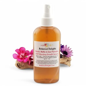 Reishi, Nettle & Saw Palmetto DHT Blocking Growth Spray - A nourishing scalp and hair product that blocks DHT and encourages hair growth