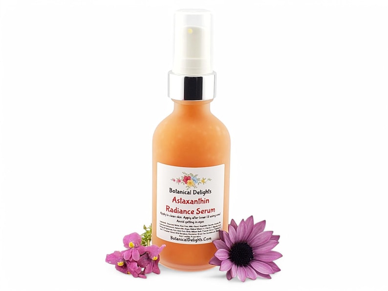 Astaxanthin Radiance Serum, Retinol, Multiple Peptides and Hyaluronic Acid for Beautiful Skin, Sea Minerals, Vitamins image 4