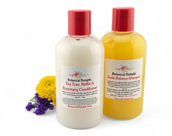 Scalp Balance Shampoo with Essential Oils, A Clarifying Natural Sulfate Free Shampoo