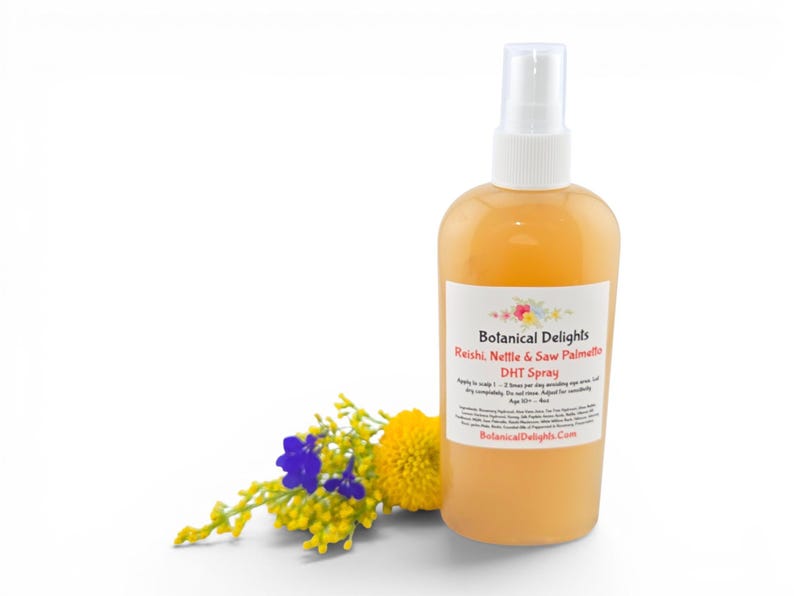 DHT Spray with Reishi Mushroom, Nettle & Saw Palmetto, Healthy Scalp, Follicle Stimulating image 4