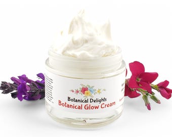 Botanical Glow Facial Cream, Luxury skincare with Niacinamide, Plant Stem Cells and Vitamin C