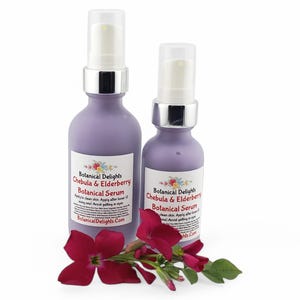 Chebula & Elderberry Facial Serum, A true botanical serum for hydrated, dewy, glowing skin, With Retinol, Hyaluronic Acid image 5