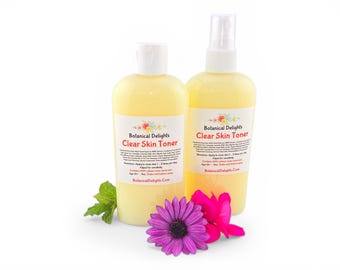 Niacinamide Clear Skin Toner, Cleanses and exfoliates skin, Natural, Oily