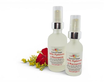NAG + Hyaluronic + Niacinamide Serum - a smoother, more even-looking complexion, enhanced by deep hydration, calm, soothing, exfoliating