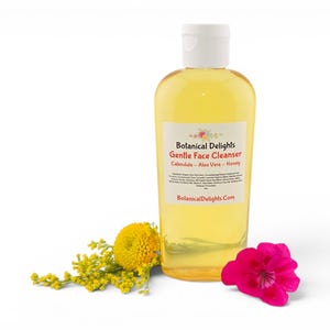 Gentle Botanical Skincare, Facial Cleanser, Botanical Moisturizer and Botanical Toner - Calendula, Aloe Vera, Skincare Set, Sensitive Skin bild 15