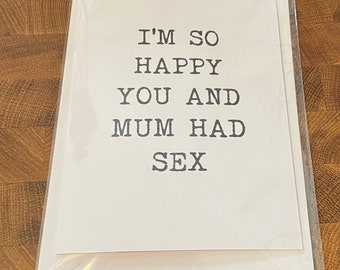 father’s day / dad / daddy / father / parent / funny / fun / occasion / birthday/ cards / greetings cards