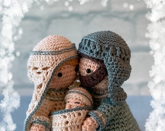 Nativity crochet pattern Woolytoons