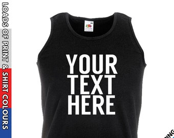 Personalised gym tops clearance