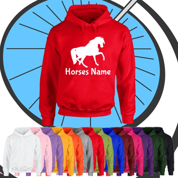 personalized horse hoodies