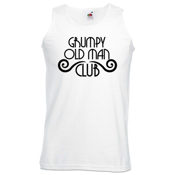 FUNNY T-shirt Uomo scontroso OLD GIT T Shirt Papà Zio Grandad T-Shirt Compleanno