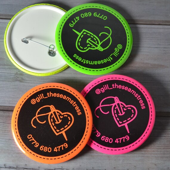 Printed badges outlet