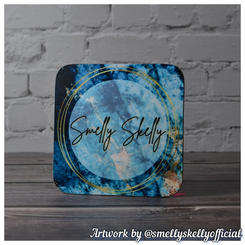 Custom Printed Coaster Gloss Finish Personalised Drinks Mats Coasters Photo image 3