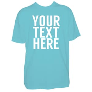 Childrens Custom Text Printed T Shirt Any Name or Text Tshirt ...