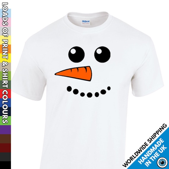 Snowman Face Carrot Nose Funny Christmas Xmas Winter Gift T-Shirt Snowman Face Carrot Nose Funny Christmas Xmas Winter Gift T-Shirt