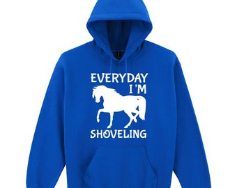Felpa Con Cappuccio Crazy Horse Lady, Donna, Regalo Di Compleanno, Stile Pullover, UK