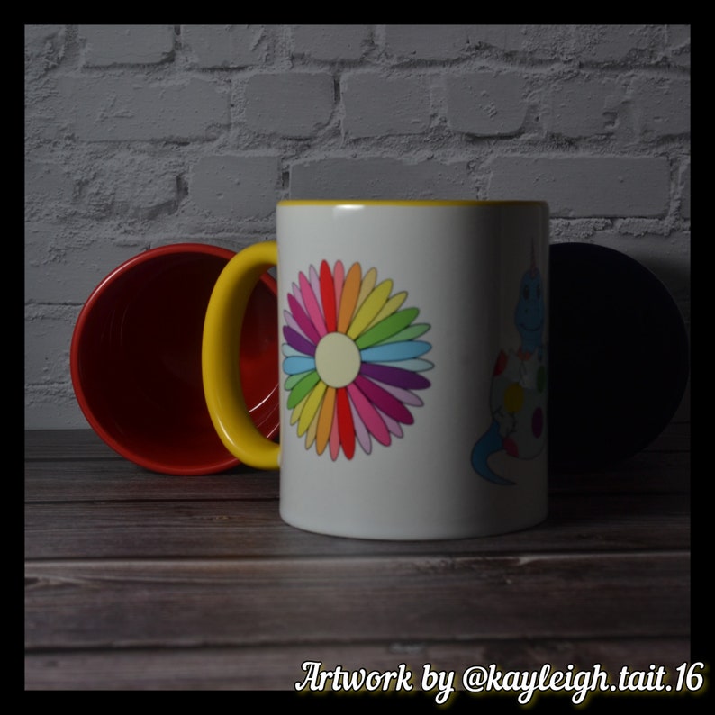 Custom Printed Premium Colour Inner & Handle Mug 11oz Personalised Image Photo Logo Birthday Gift Business Band Promotional Mugs image 8