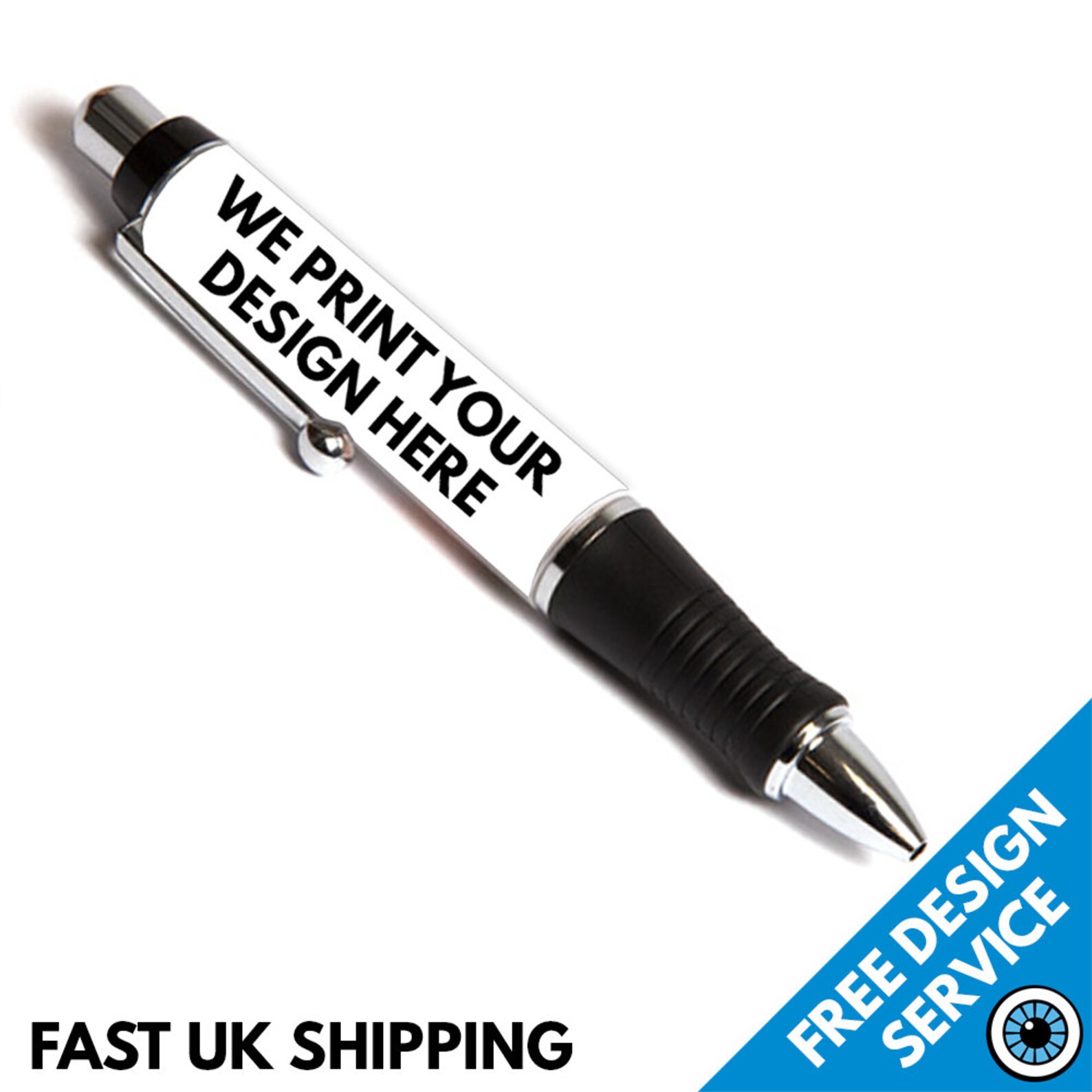 Custom Printed Pen Large - Personalised Image Photo Gift Pens Business ...