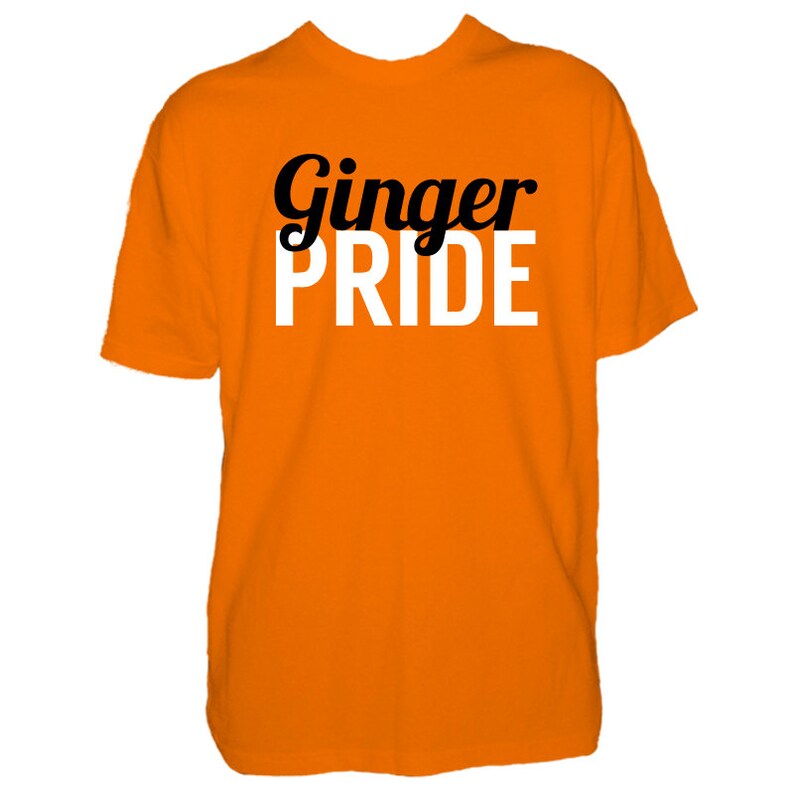 Mens Ginger Pride Funny T Shirt Red Head Hair Tshirt - Etsy