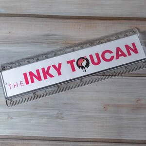 Custom Printed Acrylic 6 Inch Ruler - School College University Charity Club Christmas Gift Any Design Photo Text - Design Service Available image 3
