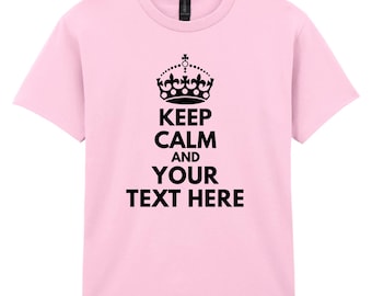 Camiseta personalizada para niños Keep Calm • Camiseta unisex para niños