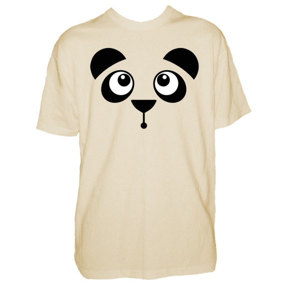 Panda face t shirt hotsell