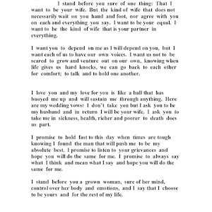 Feminist Wedding Vows, Wedding Vows, Bride, Groom, Feminist, Weddings, Feminist Vows, Couples, Ghostwriter
