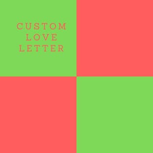 Carta de amor personalizada, escritura fantasma, parejas, amor, carta de amor, regalos románticos
