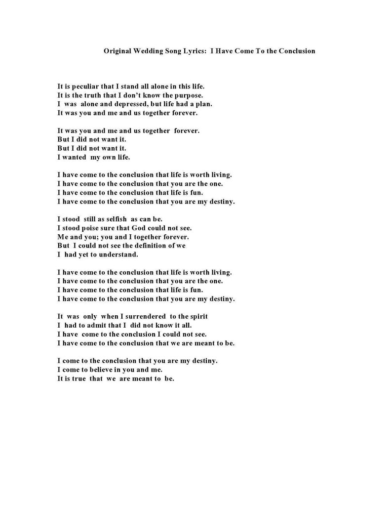 Wedding Song Wedding Music Song Lyrics Bride Wedding Etsy