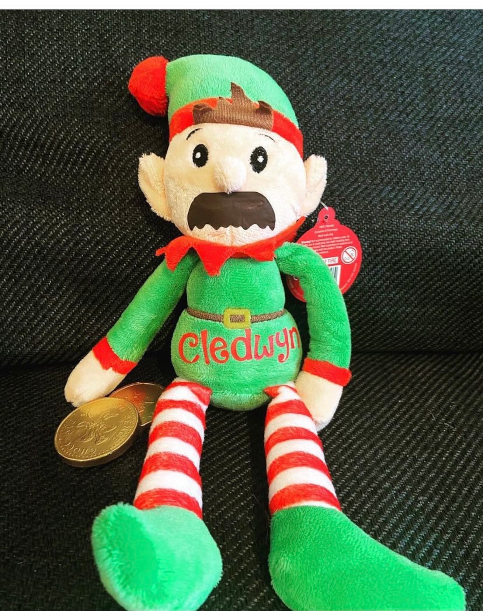 Personalised Elf Plush Etsy