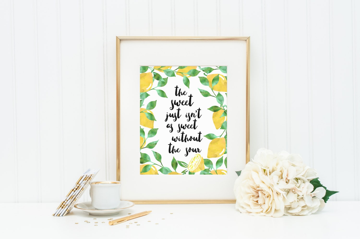 The Sweet Just Isn't as Sweet Without the Sour Lemons - Etsy