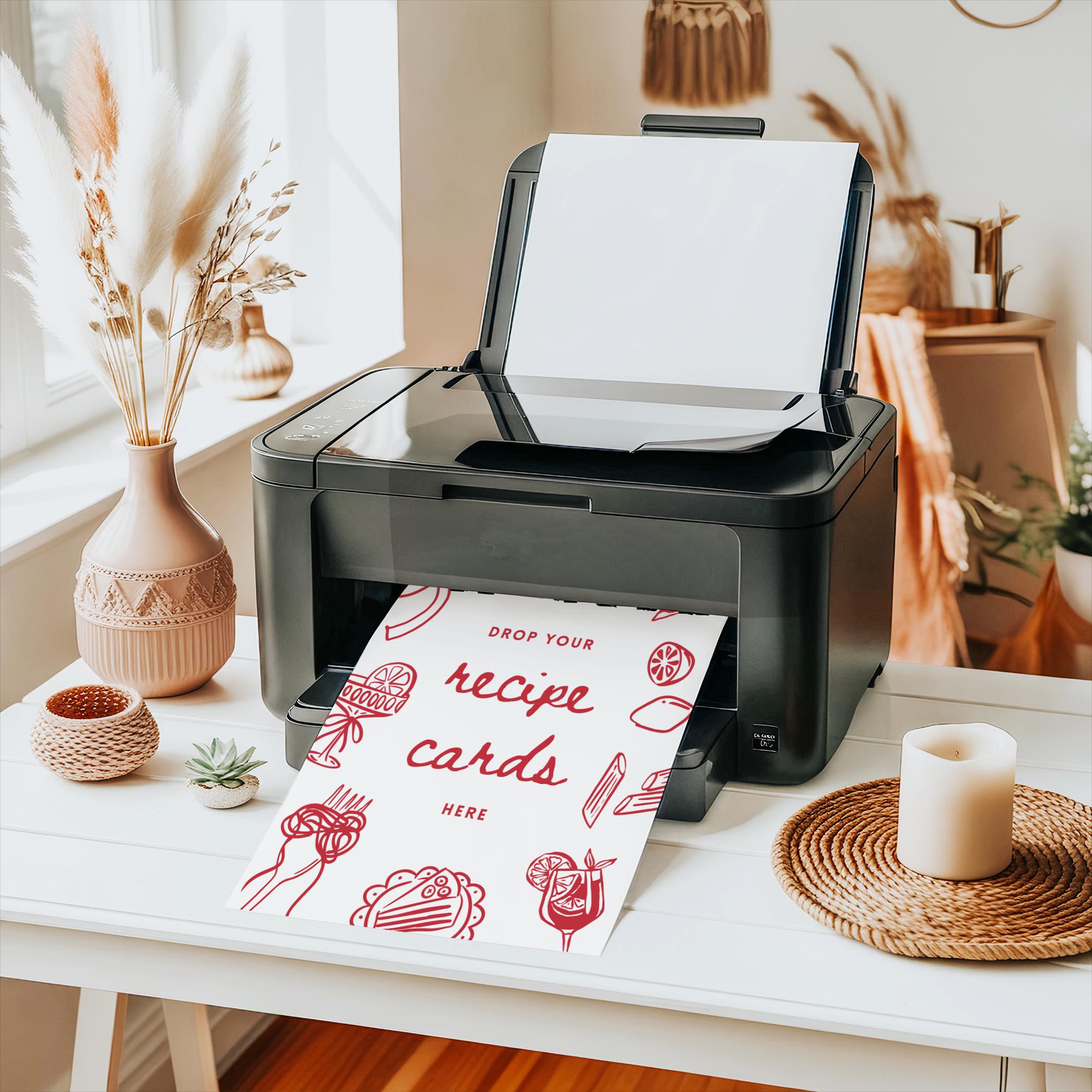 Bridal Shower Recipe Card Station Sign | That’s Amore Italian Theme ...