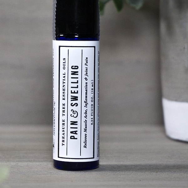 Mezcla de aceites esenciales para el dolor y la hinchazón